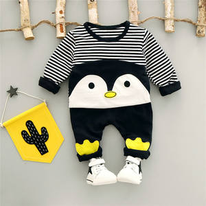 Bodysuit Baby Penguin for Toddler Garment Sleeve Suit South Korean Bangladesh <b>Tshirt</b> Boy <b>London</b> Supplier Online Shopping - Product Image 3