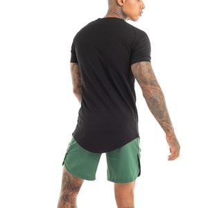 Nouveauté T-shirt de sport pour homme Coton de haute qualité Spandex Étiquette personnalisée Design populaire par un fabricant de vêtements de sport pour le fitness - Product Image 5