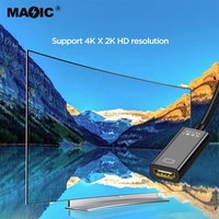 OEM actif 4k 60Hz mâle vers femelle Mini DP Displayport vers HDMI adaptateur câble convertisseur Mini DP vers HDMI