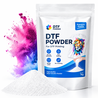 Poudre de polyuréthane thermofusible Tunsing DTF pour impression par transfert direct sur film pour tissus hautement élastiques