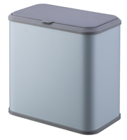 5L écologique en acier inoxydable rectangulaire couvercle coulissant poubelle murale cuisine jardin poubelle seau de stockage