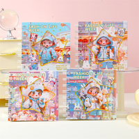 Kawaii tragbare Cartoon süße Notizbücher Mini Spiral Notiz blöcke für Studenten