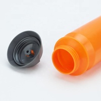 Botella de agua para ciclismo sin BPA BPS tipo exprimidor para bicicleta de montaña deporte presionando Método de flujo de agua