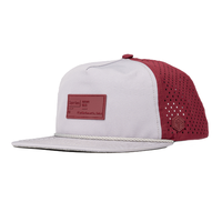 Gorra de Béisbol Personalizada de 5 Paneles con Visera Plana, Perforada con Láser para Mayor Estilo, de Secado Rápido, Impermeable, con Logotipo Bordado, 100% Poliéster