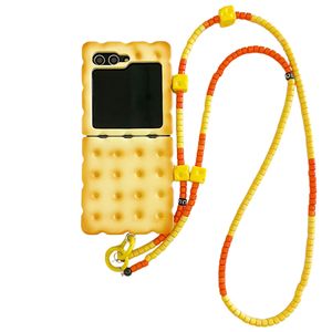 Funda para Samsung Galaxy Z Flip 6, la más nueva funda de teléfono plegable a prueba de golpes, bonita funda de teléfono con cordón cruzado - Product Image 4