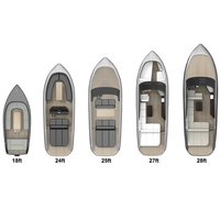 Bateaux à rames en aluminium Kinocean 27 pieds, yachts de luxe avec cuisine