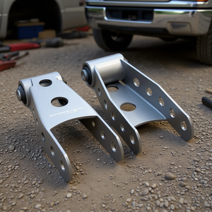MaxxTow - Abrazaderas de aluminio para bajar la suspensión trasera de 2-3 pulgadas para camionetas Chevy Silverado 1500 LS Crew Cab 2007-2016 - Product Image 2