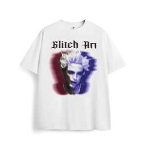 Camiseta gráfica de verano para hombre, camiseta de diseñador de manga corta de algodón 100% con estampado de letras y figuras, estilo ajustado de gran tamaño - Product Image 2