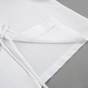 Enyamiファッションホワイトレースアップカーディガン長袖パンツワイドレッグパンツツーピーススーツスプリングレジャー<span class=keywords><strong>2</strong></span>ピースセット - Product Image 6