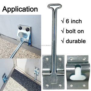 GL-16516 ZP acier 6 pouces Vertical porte retenue loquet attraper Kit Reefer conteneur pièces camion accessoires - Product Image 5