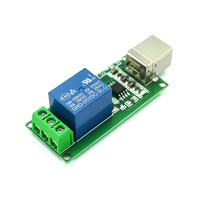 Módulo de Relé USB de 1 Canal y 5V, Conexión HID Plug and Play, Interruptor Inteligente para PC, Sin Necesidad de Controlador, para Encendido/Apagado Controlado por Computadora con Windows