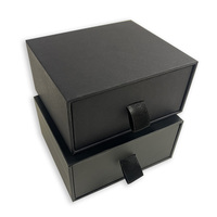 Boîte de tiroir en carton spécial rigide laminé mat de haute qualité personnalisé doublure éponge en relief pour mettre l'emballage boîte-cadeau