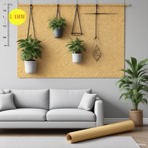 Stores roulants en bambou faits à la main en macramé écologique de qualité supérieure Design Art déco multifonctionnel pour jardin et meubles Décoration intérieure - Product Image 6