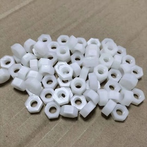 Tuerca de cabeza hexagonal de plástico de nailon blanco y negro, tuerca hexagonal de cabeza hexagonal de alta calidad, hecha en China - Product Image 2