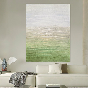 <b>Abstract</b> Texture <b>Canvas</b> Art Green Gradient Wall Painting For Living Room Sofa Background Decor - Product Image 1