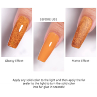 CHAORY NAIL marque propre mode nouveau gel de fourrure professionnel vernis couche de finition gel de fourrure de verre mat