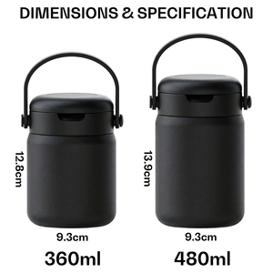 Boîte à <span class=keywords><strong>lunch</strong></span> isotherme en acier inoxydable 304, grande capacité, anti-fuite, boîte bento thermique pour usage domestique, récipient alimentaire portable - Product Image 3