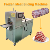 Machine automatique de découpe de viande congelée pour rouleaux de bœuf et de mouton, trancheuse à viande commerciale pour restaurant de fondue