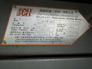 Máquina de Moldeo por Inyección Hidráulica Horizontal Chen Hsong JM-168 Usada de Alta Calidad, Bomba con Servomotor PLC, Fuerza de Sujeción de 1600kN - Product Image 3