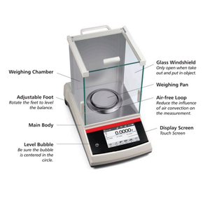 Balanza Analítica de Alta Precisión de 120g/0.1mg para Investigación Farmacéutica - Product Image 6