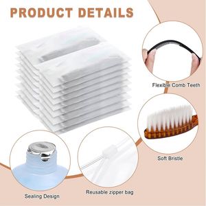 Kit de Artículos de Aseo Desechables para Hotel, Ecológicos, de Paja de Trigo, con Cepillo de Nylon y Logotipo Personalizado, Venta al Por Mayor - Product Image 4
