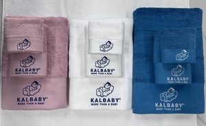 Meisiyu Ensemble de serviettes de bain et de débarbouillettes de luxe 100% coton 70x140cm, séchage rapide, <span class=keywords><strong>couleur</strong></span> unie, logo personnalisé, cadeau de mariage, tissé - Product Image 4