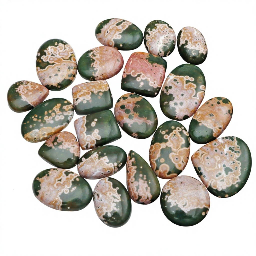 Vert et rose, vendu au poids (grammes), 12 à 14 pièces pour 100 g