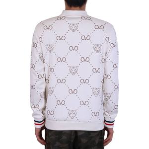 Maglione Lavorato a Maglia Bianco Anti-Piega e Anti-Restringimento con Logo Stampato per Uomo, Abbigliamento Invernale Streetwear - Product Image 3