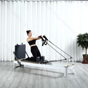 Reformador de Casa de aleación de aluminio comercial Ins, máquina de <span class=keywords><strong>Pilates</strong></span>, <span class=keywords><strong>cama</strong></span> central de entrenamiento, ejercicio de Fitness, reformador de <span class=keywords><strong>Pilates</strong></span> para estudio de Yoga - Product Image 2