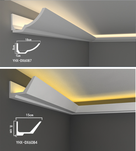 Modanatura Decorativa in PU di Alta Qualità, Cornice in Poliuretano Impermeabile, Spessore 10mm, Lunghezza 2,4M, Facile Installazione per <span class=keywords><strong>Casa</strong></span> - Product Image 2