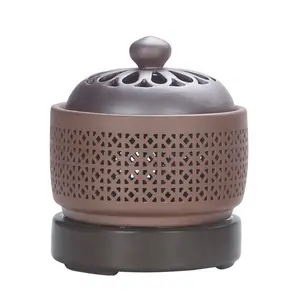 Antique customized incense burner bakhoor electric incense burner night light incense burner for home decoration