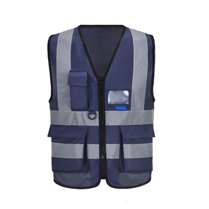 Gilet de sécurité réfléchissant de classe 2 CITICITY à haute visibilité avec fermeture éclair sur le devant et poches pour téléphone et carte d'identité - Product Image 4