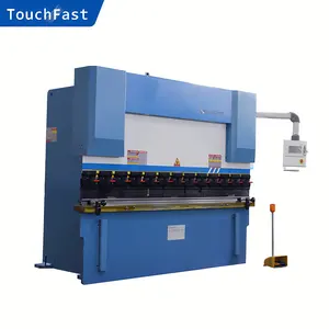 Touchfast cnc 유압 프레스 브레이크 160t wc67k 2 축 100t 200t 3200mm 3000mm 판금 벤딩 머신 사양