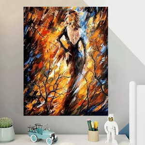 <span class=keywords><strong>Peinture</strong></span> par numéros pour adultes, kits abstraits et colorés, femmes, cadeau DIY, image faite à la main pour la décoration <span class=keywords><strong>de</strong></span> la maison, 40x50cm/16x20inch avec - Product Image 6