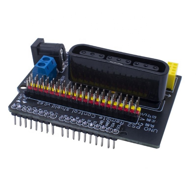 PS2 four degrees of freedom uno remote control expansion board Motor Shield smart car motor drive board wireless remote control