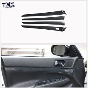 Kit Trim Interior Bergaya Serat Karbon, Set Lengkap Panel Pelindung Dasbor untuk Infiniti G25 G37 2010-2013 setir kiri - Product Image 2