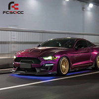 Kit de carrosserie en fibre de verre pour Ford Mustang GT 2018-2021, accessoire de mise à niveau du pare-chocs de voiture