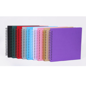 Album <span class=keywords><strong>photo</strong></span> créatif rétro DIY, album de <span class=keywords><strong>scrapbooking</strong></span>, 8-10 pages, <span class=keywords><strong>livre</strong></span> commémoratif avec reliure spirale, couverture en cuir - Product Image 6