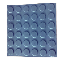 Outdoor Anti Slip Round Dot Garage Gummi Münz matte Blatt Bodenbelag Rollen Matte
