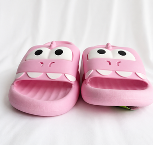 Sandali Rosa da Donna con Punta Aperta, Suola Spessa in EVA da 15MM, Tomaia in PU Ammortizzata, Fodera in Peluche, Per Tutte le Stagioni - Product Image 1