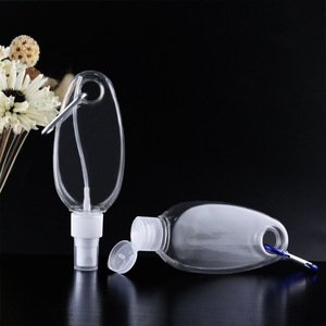 Flacon pulvérisateur en PETG de 50 ml en forme de cœur avec mousqueton pour gel hydroalcoolique, portable - Product Image 4