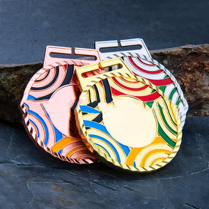 Vente chaude 3D métal or argent bronze médaille commémorative en cours d'exécution - Product Image 1