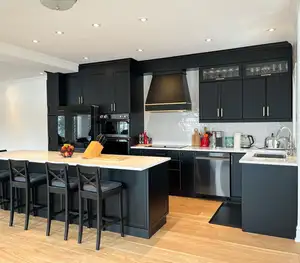وحدات مطبخ بتصميم ذكي جديد من الصلب المقاوم للصدأ للمنزل والصالات المطبخ ذات وحدات خزانة بألوان مختلفة