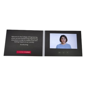 <span class=keywords><strong>2023</strong></span> nouveauté chinois fait maison le plus fin personnalisable 2.4 4.3 5 7 10 pouces vidéo brochure boîte <span class=keywords><strong>carte</strong></span> - Product Image 2