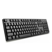 Ergonomic 104-Key Wired Gaming Keyboard PS2 Port Factory Price Splash-Proof Design Numeric Keypad English Language for Desktop