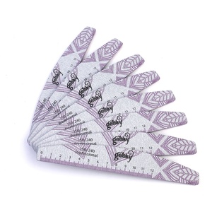 Gelsky Custom Logo Colors Size Nail Files 100/180 Washable Wholesale File Nail Emery Board Nail File