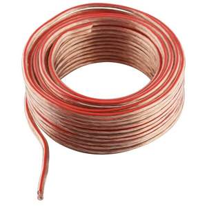 OFC cobre 16/2 calibre AWG de gran tamaño 1,5mm <span class=keywords><strong>Cable</strong></span> paralelo transparente <span class=keywords><strong>Cable</strong></span> de <span class=keywords><strong>altavoz</strong></span> doble transparente plano - Product Image 2