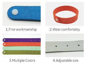 Pulsera Repelente de Mosquitos 100% <span class=keywords><strong>Citronela</strong></span> Sin DEET, Tamaños Ajustables, Accesorio Sólido - Product Image 6