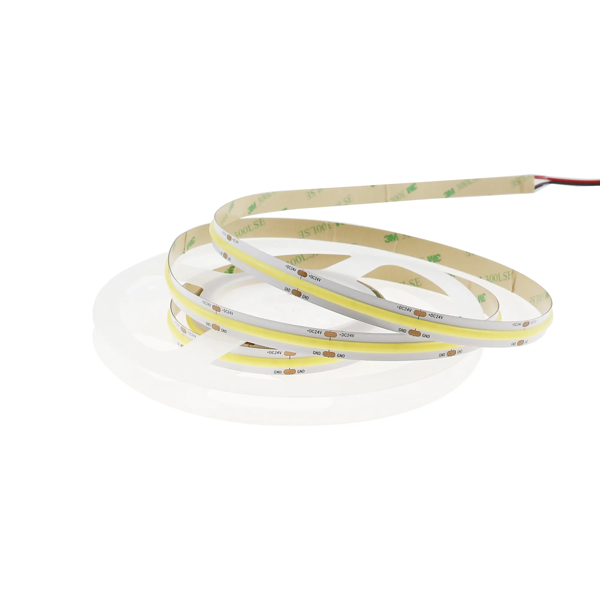Ruban lumineux LED en Silicone, 528 diodes/m, 24v, 5m, étanche IP67, Flexible, pour éclairage décoratif.