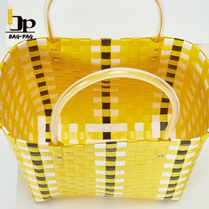 OEM Manufacturer Cheap Popular and High Quality Handmade Plastic <strong>Bag</strong> / <strong>Woven</strong> <strong>Basket</strong> - Product Image 5